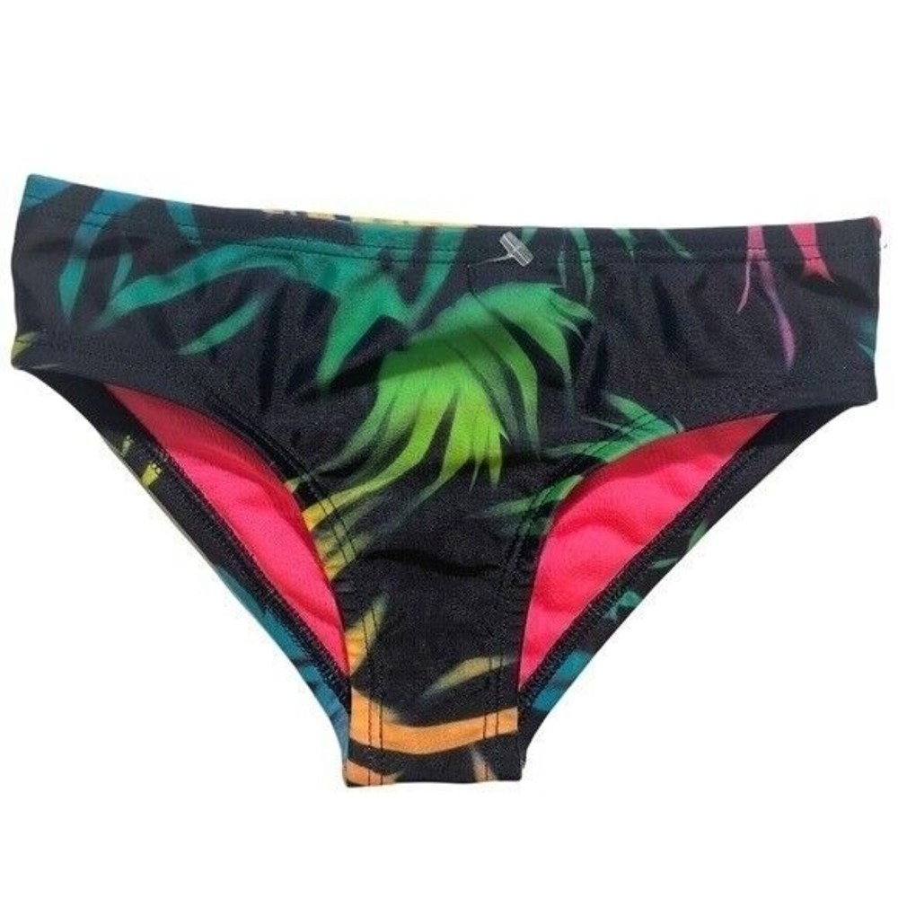 Under‎ Armour Baby Girl Swimsuit Bottoms 24M Palm Leaf Tropical Print Lined New